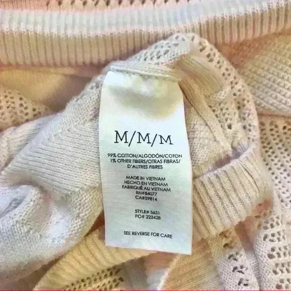 CAbi Blush Zebra Shy Dolman Sleeve Pullover Sweater - Picture 7 of 7